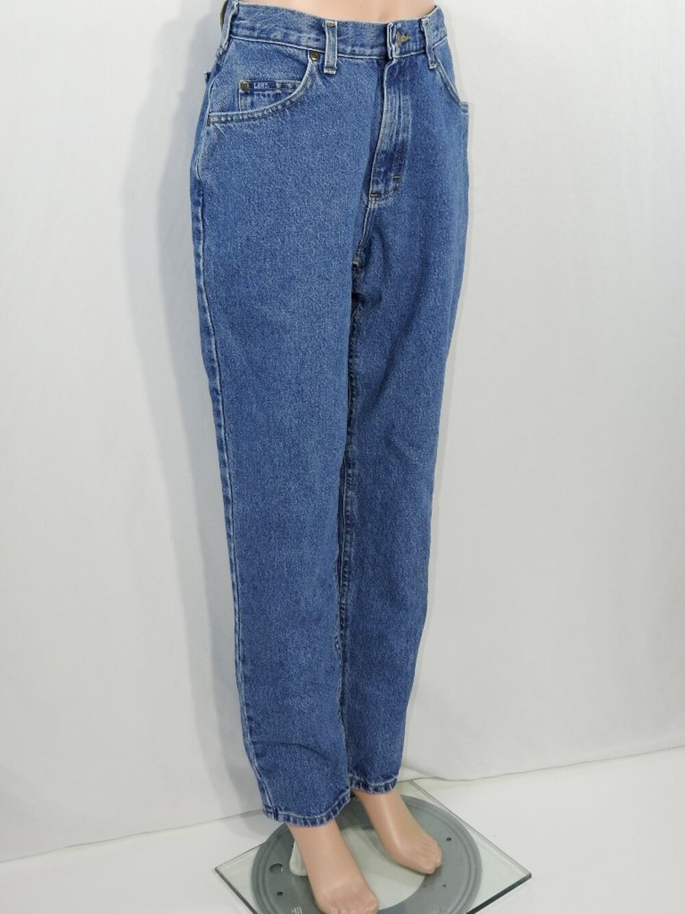 Lee Vintage Mom Jeans Tapered Leg Womens Denim Y2K High Rise